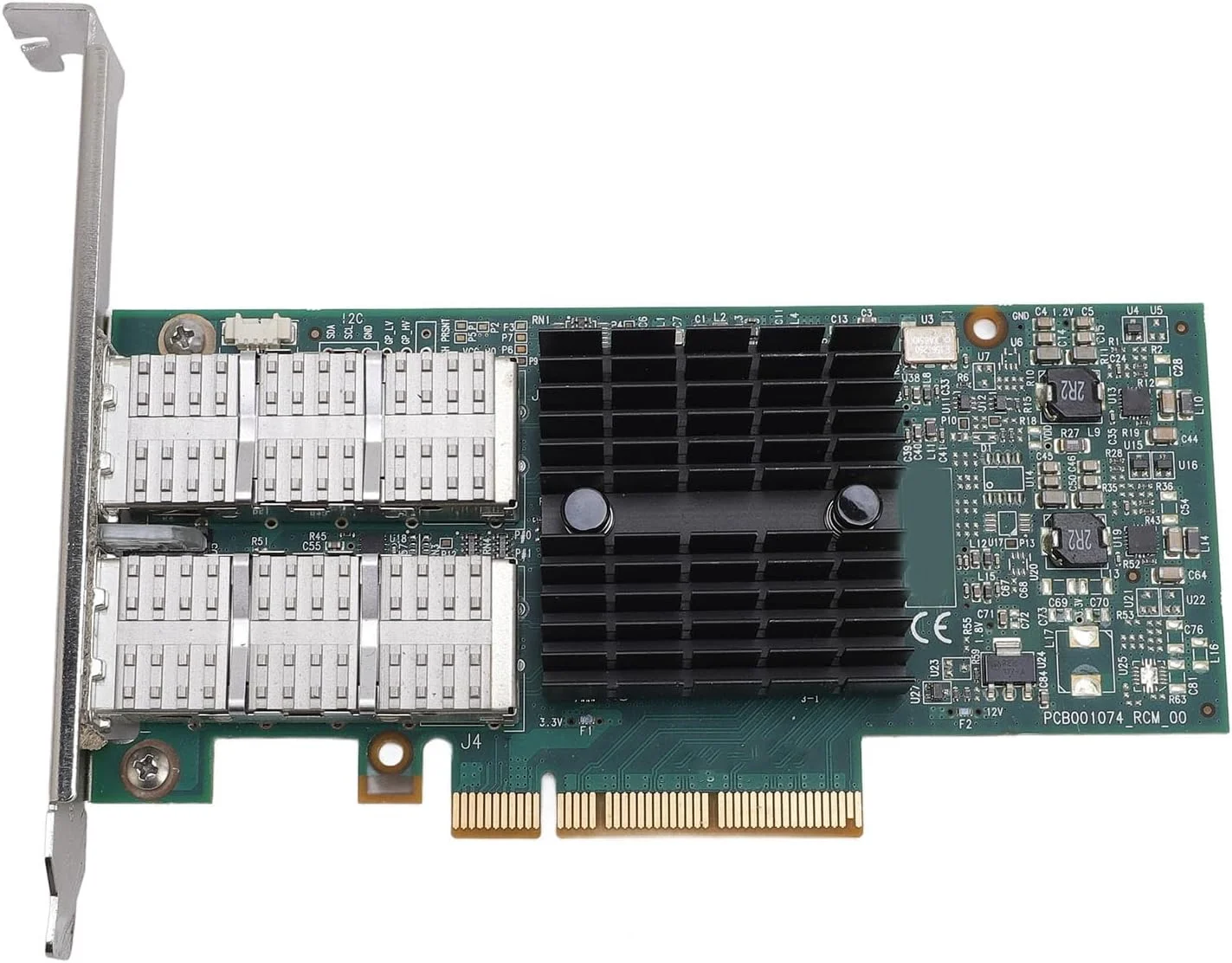 کارت شبکه اترنت 40 گیگابیتی PCIe، کارت شبکه 2 پورت 40GbE، تاخیر کم، PCI Express 3.0 X8، برای فیبر نوری