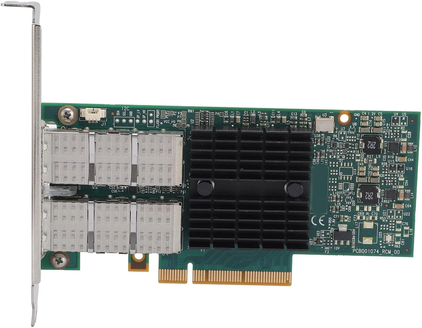 کارت شبکه اترنت 40 گیگابیتی YUEHISY، دو پورت 40GbE، کارت شبکه با تاخیر کم، PCI Express 3.0 X8، برای فیبر نوری