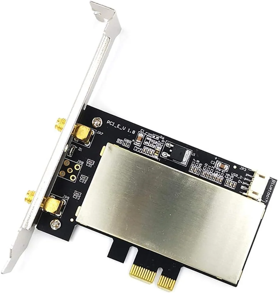 آداپتور کارت شبکه بی سیم ZYZY، آداپتور کارت وای فای مینی PCIe، آداپتور وای فای PCIe برای رایانه شخصی رومیزی BCM94352 7260AC AR5B22