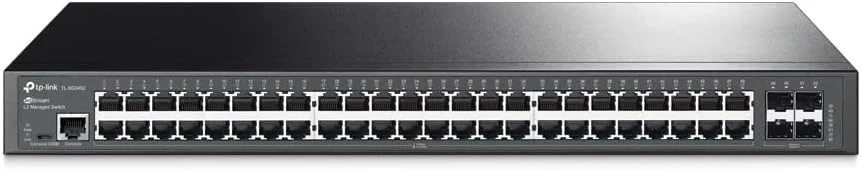 سوئیچ 48 پورت گیگابیتی TP-Link TL-SG به همراه 4 پورت SFP