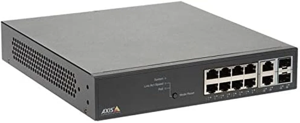 سوئیچ شبکه Axis T8508 PoE+ - سوئیچ - مدیریت شده - 8 پورت 10/100/1000 (PoE+) + 2 پورت ترکیبی SFP گیگابیتی (uplink) - رومیزی، قابل نصب در رک - PoE+ (130 وات)