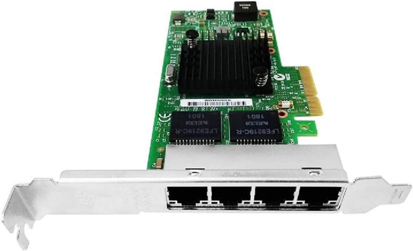 آداپتور شبکه PCI Express 10/100/1000Mbps اینتل I350-T4 I350T4V2BLK چهار پورت RJ45، PCI-E x4، کارت شبکه سرور اترنت