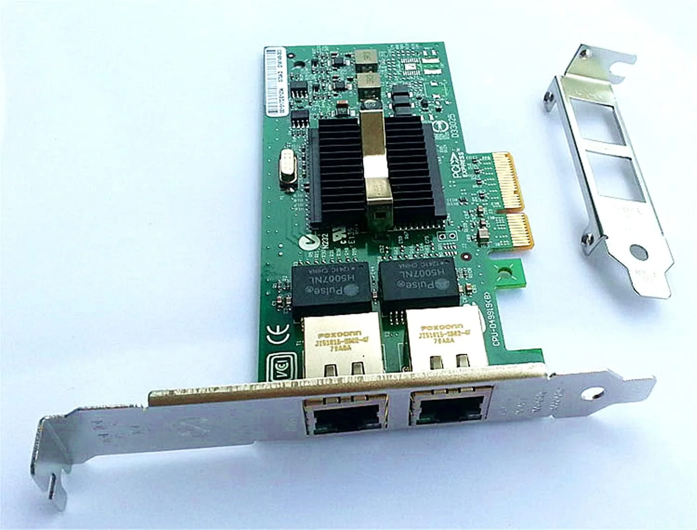 آداپتور سرور 2 پورت گیگابیتی RJ45 با سرعت 10/100/1000 مگابیت بر ثانیه، کارت شبکه PCI-E X4 مدل EXPI9402PT با چیپ Intel 82571 PRO / 1000 NIC LAN