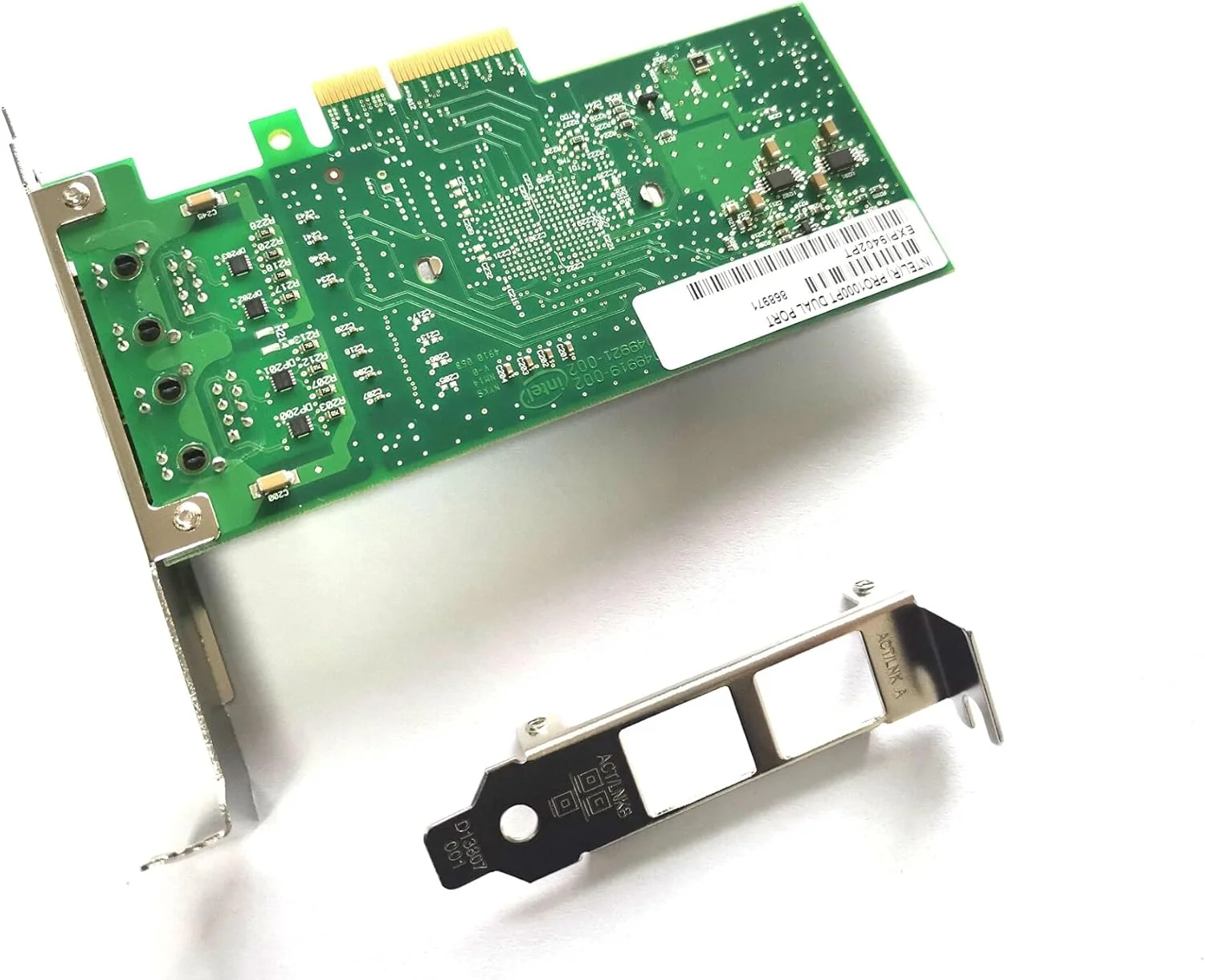 آداپتور سرور 2 پورت گیگابیتی RJ45 با سرعت 10/100/1000 مگابیت بر ثانیه، کارت شبکه PCI-E X4 مدل EXPI9402PT با چیپ Intel 82571 PRO / 1000 NIC LAN