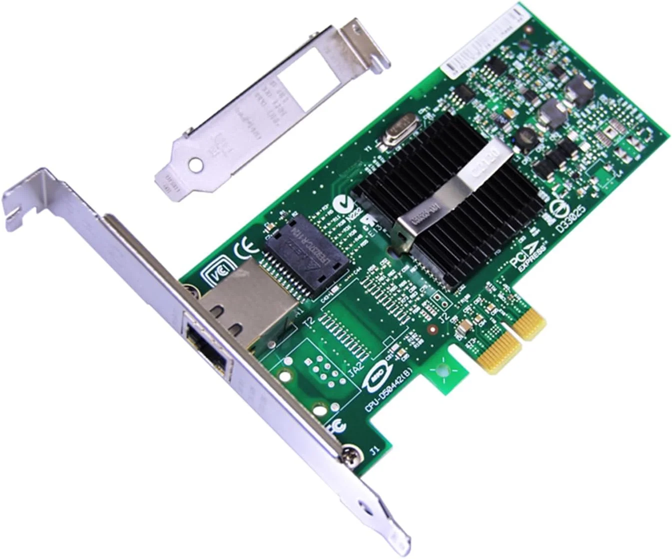 آداپتورهای سرور شبکه NIC 1000Mbps با تراشه 82572GI کارت شبکه گیگابیتی Intel PRO/1000PT PCI-E تک پورت RJ45s مدل EXPI9400PTBLK 1G NIC