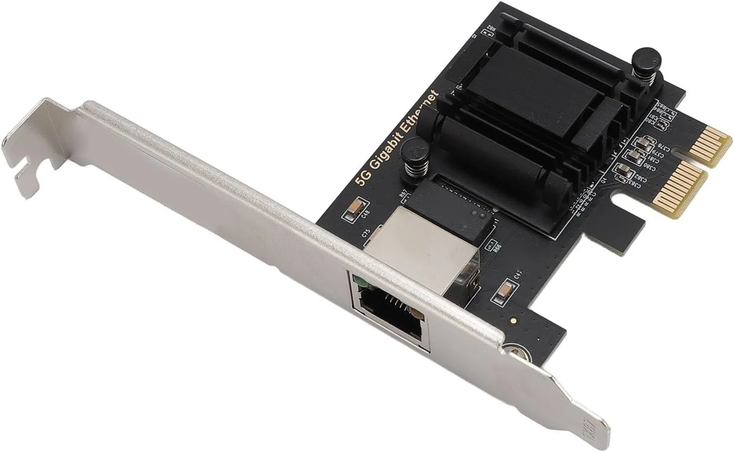 آداپتور PCIe، کارت PCI Express، کارت پرسرعت 5 گیگابیت بر ثانیه، آداپتور کارت PCIe به کارت شبکه، کارت اترنت برای Win 10 11 برای لینوکس