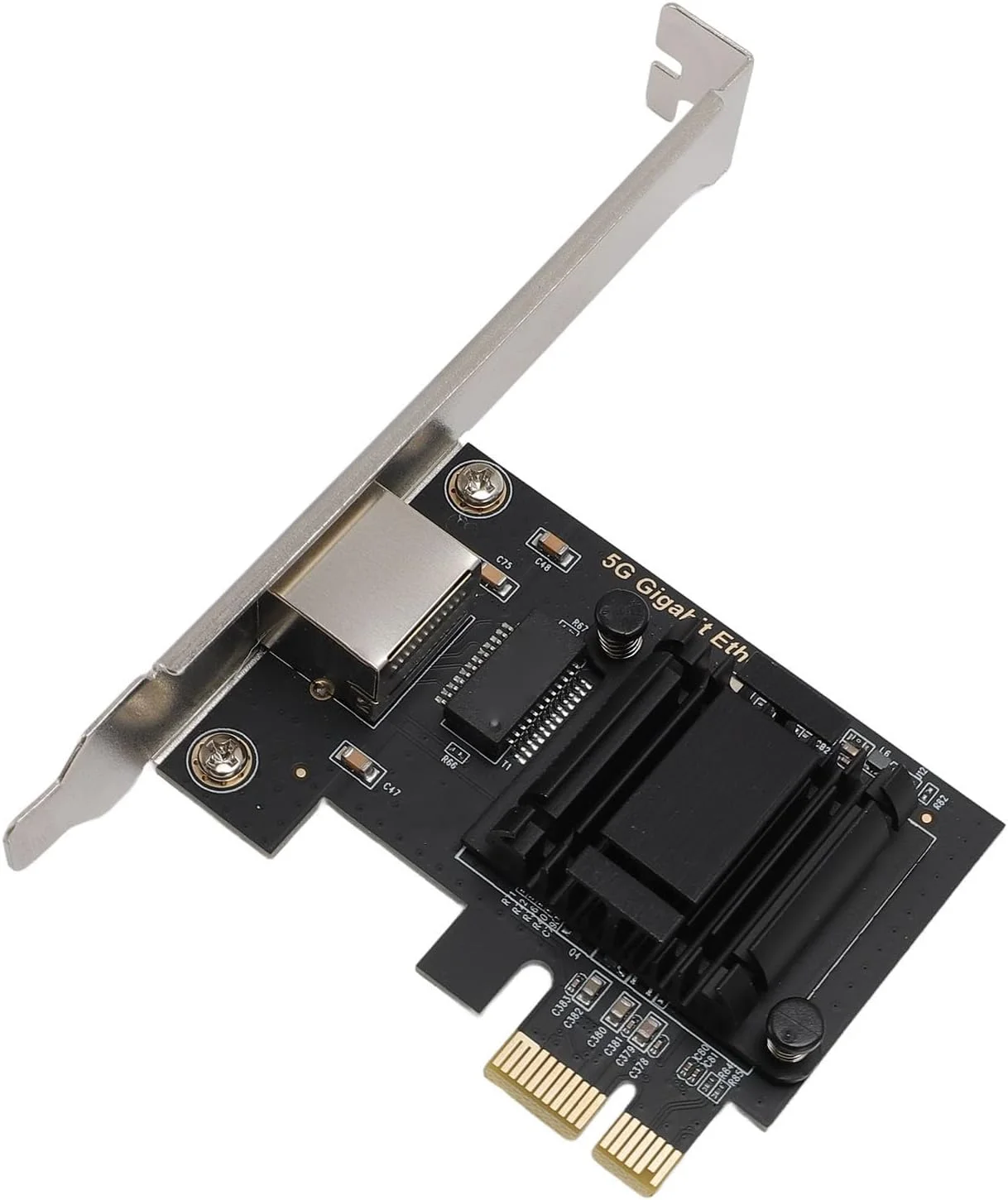 آداپتور PCIe، کارت PCI Express، کارت پرسرعت 5 گیگابیت بر ثانیه، آداپتور کارت PCIe به کارت شبکه، کارت اترنت برای Win 10 11 برای لینوکس