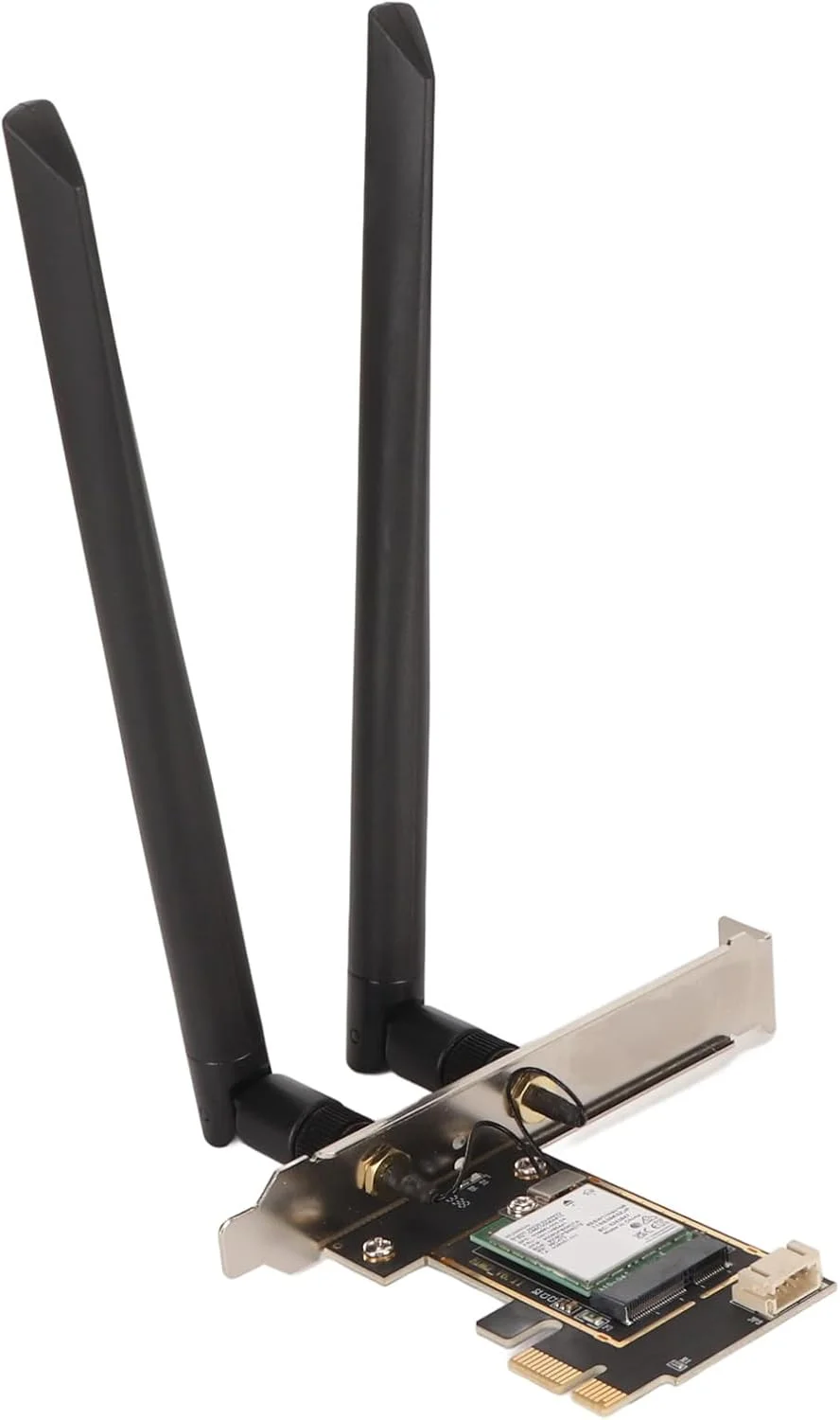 کارت وای فای PCIe، کارت BE200NGW WiFi 7، آداپتور کارت وایرلس PCIe X1 با سرعت 2.4G 5G 6G 5.4 8774Mbps سازگار با 10 11 PC