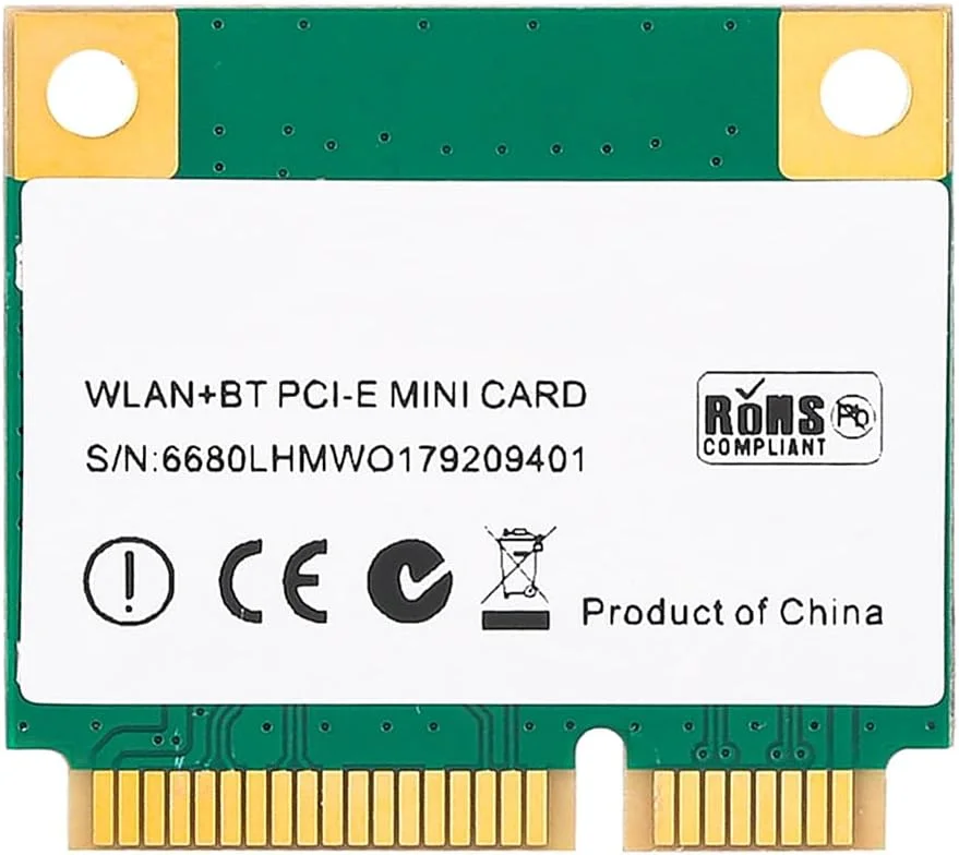کارت شبکه وای فای دو بانده بلوتوث CENPEK PCIE MC-AC7265 2.4G/5G برای لپ تاپ و کامپیوترهای شخصی با سیستم عامل Win7 Win 8 Win 10