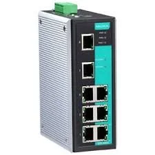 سوئیچ اترنت مدیریتی سطح پایه MOXA EDS-408A-T با 8 پورت 10/100 BaseTx، VLAN مبتنی بر پورت و QoS، -40~75°C