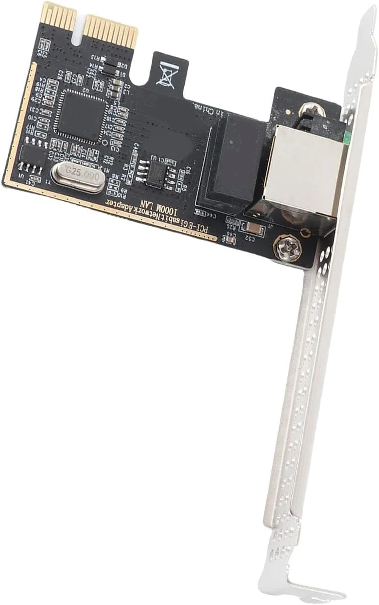 کارت گیگابیتی PCIe Depisuta، نصب آسان آداپتور PCI Express، آداپتور اترنت 10/100/1000 مگابیت بر ثانیه با مواد PCB بادوام مناسب برای ویندوز 10، برای 8/8.1