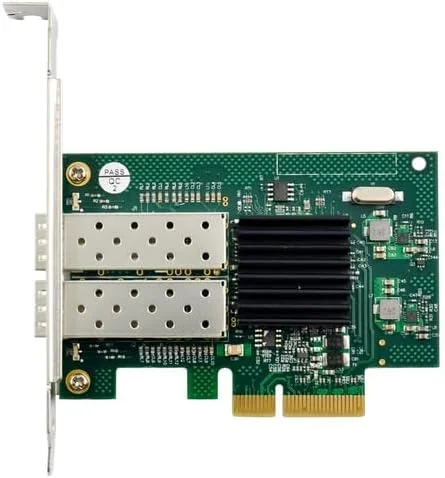 کارت شبکه دو پورت SFP دوگانه 1G اترنت PCIe x4 گیگابیتی با چیپست Intel JL82576EB سرور PCI-EXPRESS 4X