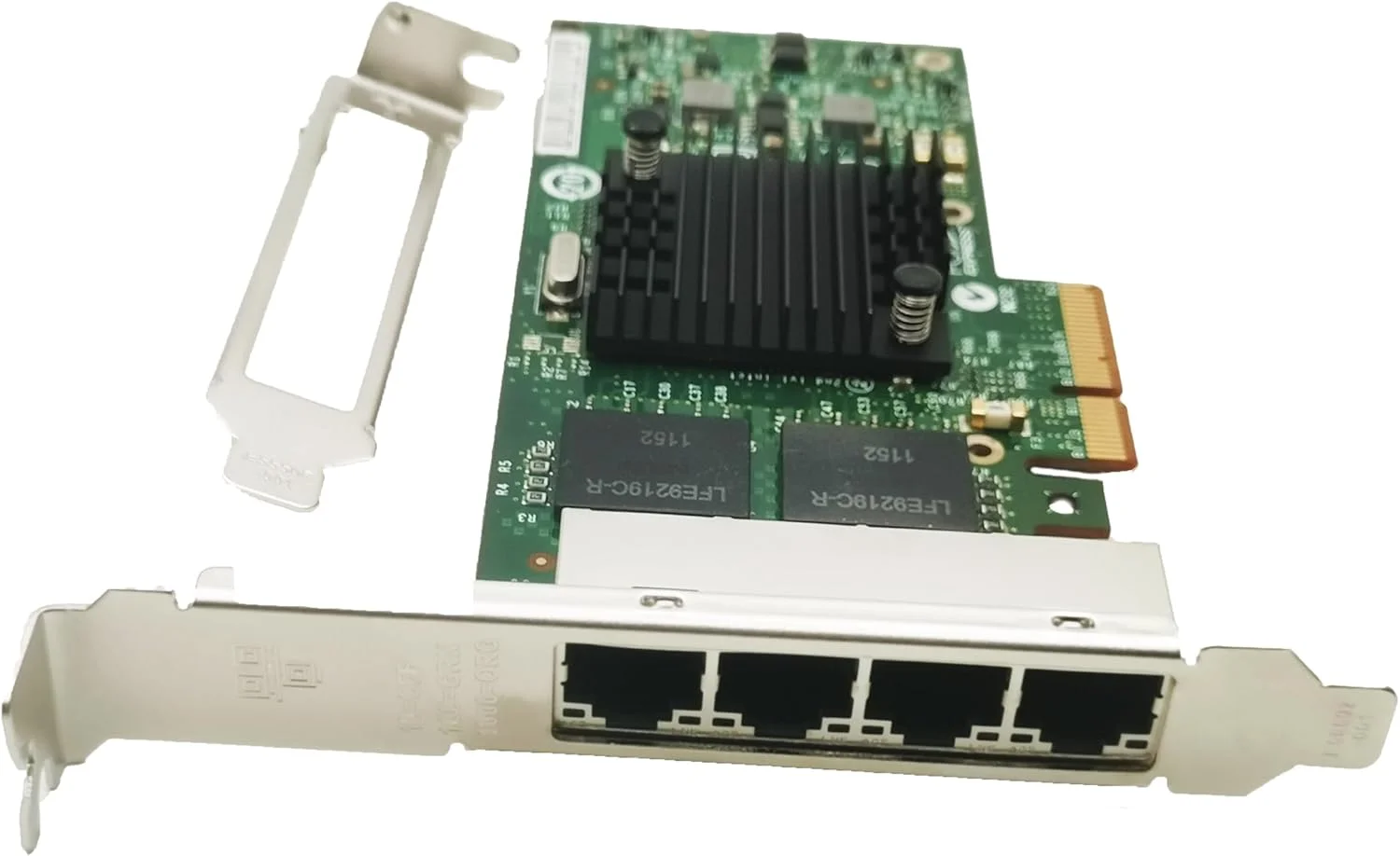 کارت شبکه اترنت 1GbE مدل I340-T4 چهار پورت مسی RJ-45 PCI-E X4 1000Mbps LAN سرور (NIC) E1G44HTBLK برای چیپ Intel 82580
