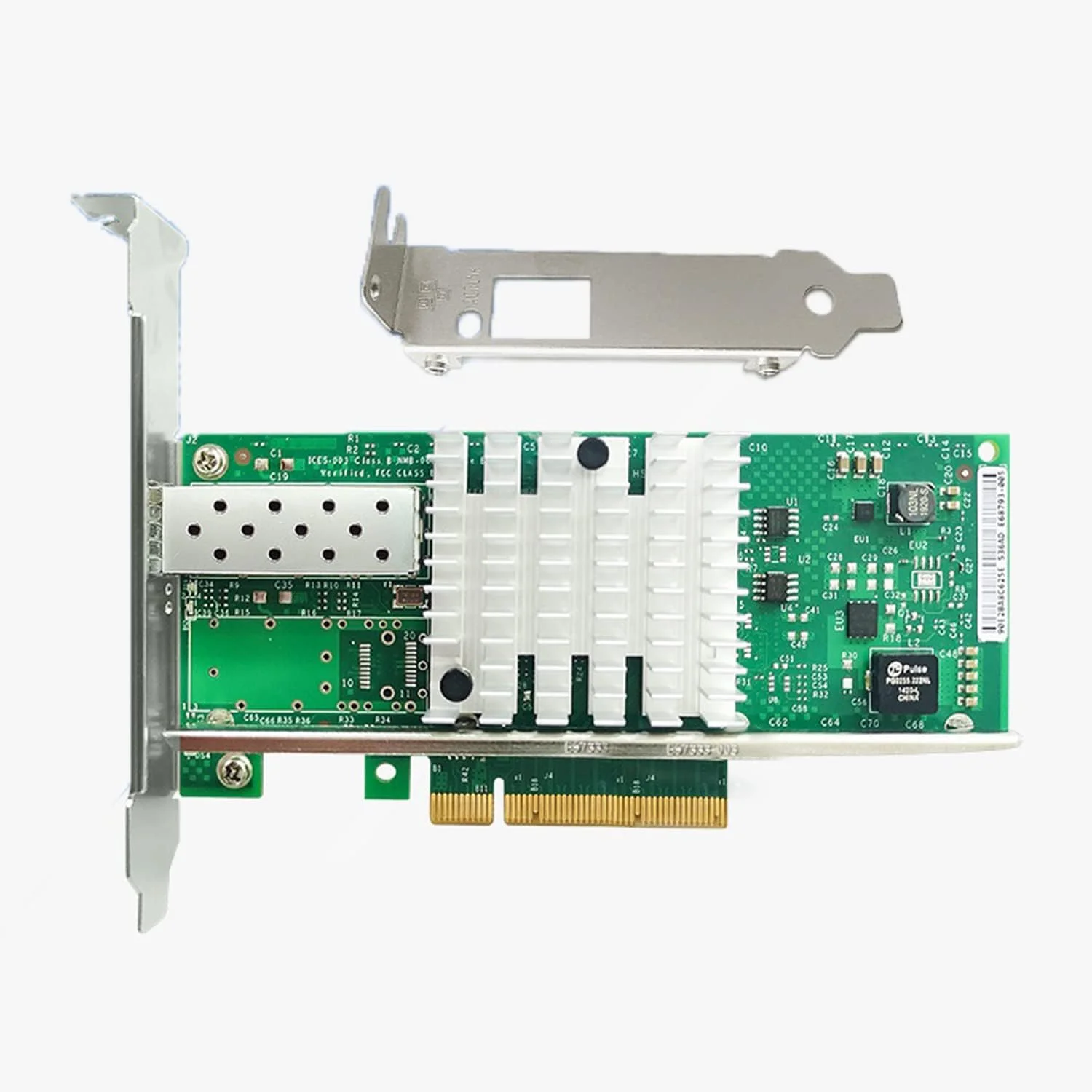 آداپتور شبکه اترنت 10 گیگابیتی Intel 82599EN Chip X520-DA1 تک پورت SPF+ کارت NIC PCI-E x8,x16 پشتیبانی از Windows Server/7/8/10/VMware
