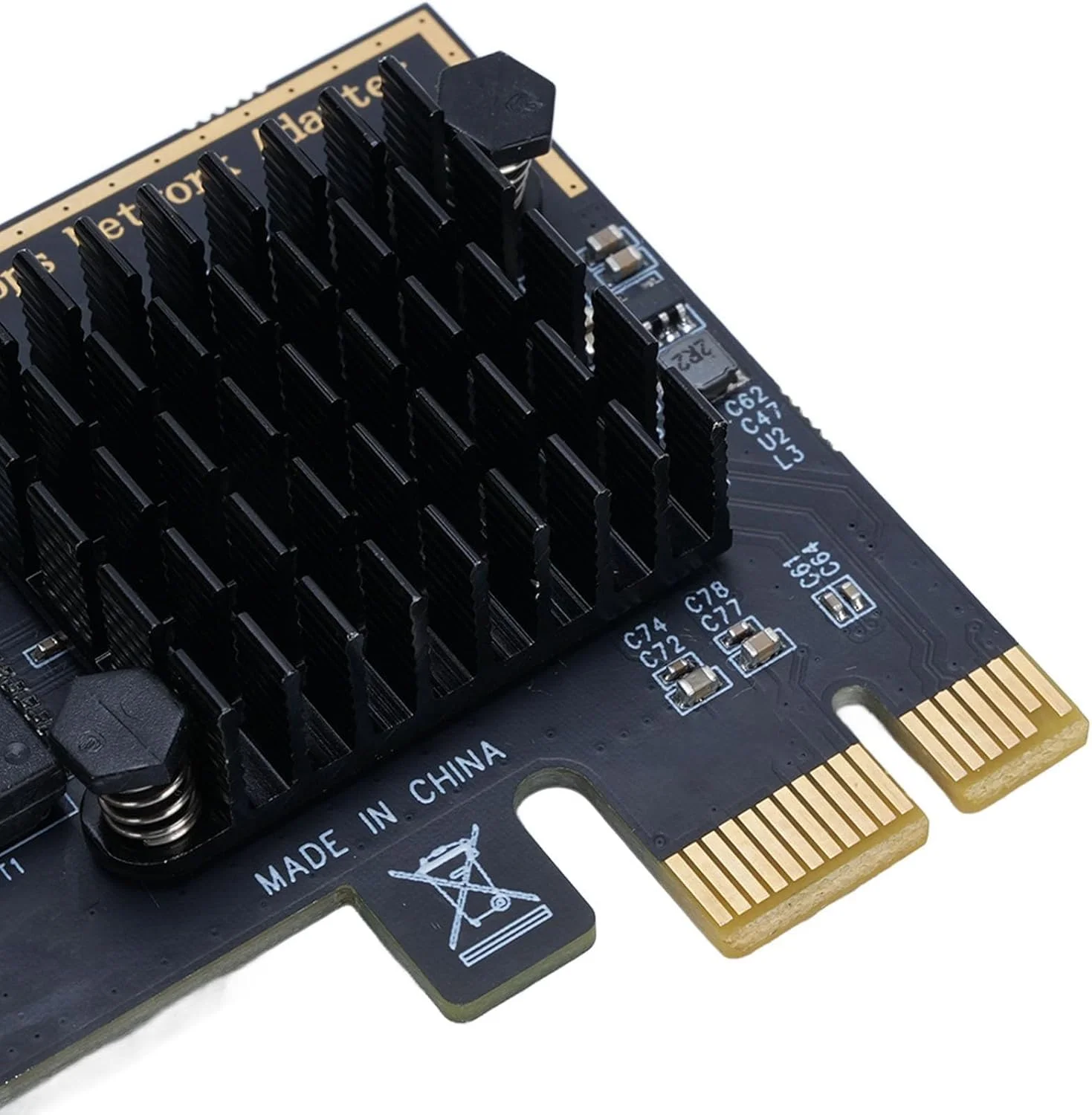 کارت شبکه اترنت PCIe با سرعت 5 گیگابیت بر ثانیه، مجهز به تراشه RTL8126، پورت RJ45 تطبیقی 2.5 گیگابیت بر ثانیه/1 گیگابیت بر ثانیه، براکت کم ارتفاع، سازگار با ویندوز 11/10/8/7