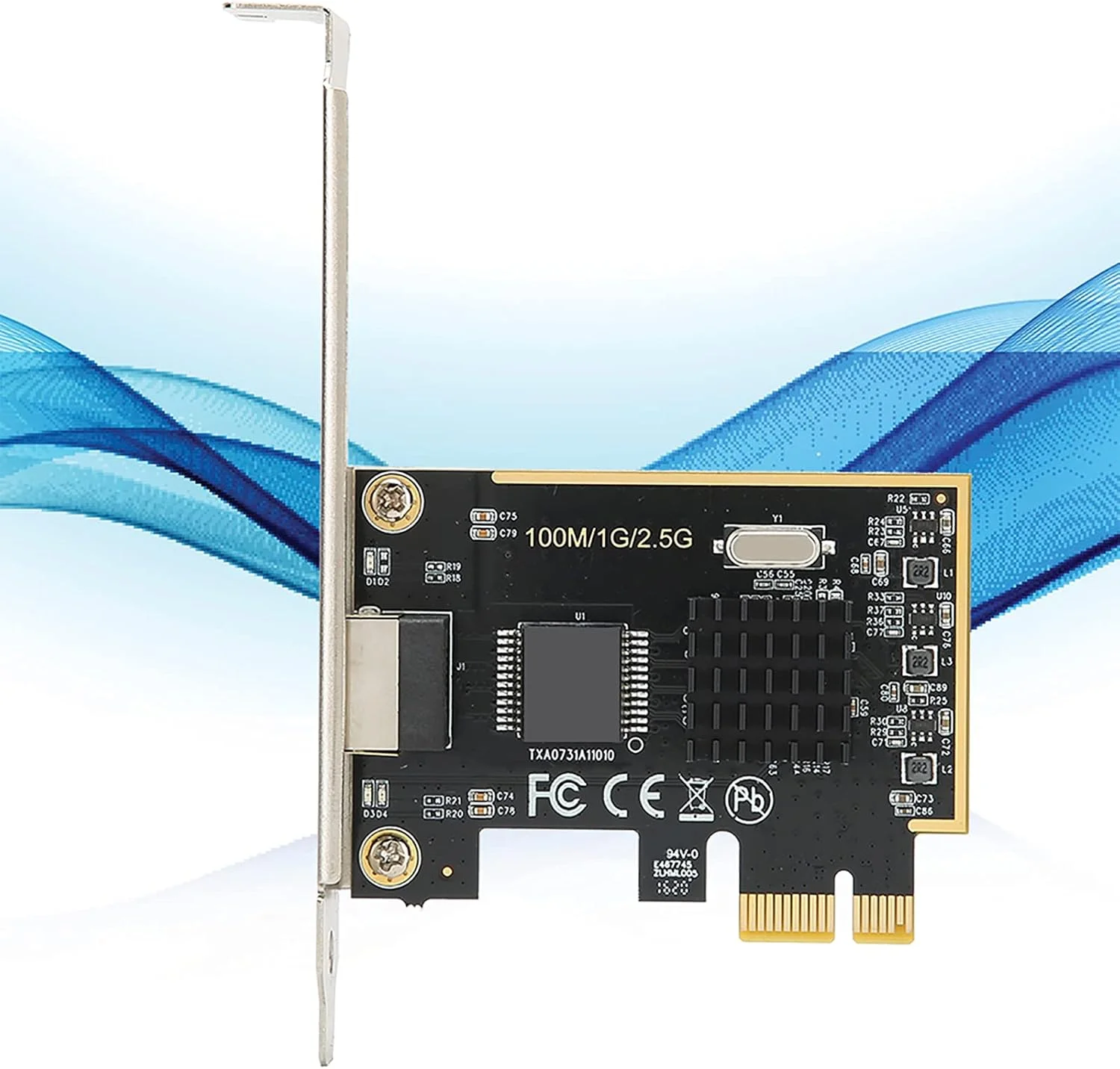 کارت شبکه اترنت PCI-E با ثبات بالا Fren مدل Realtek RTL 8125 مناسب برای منزل