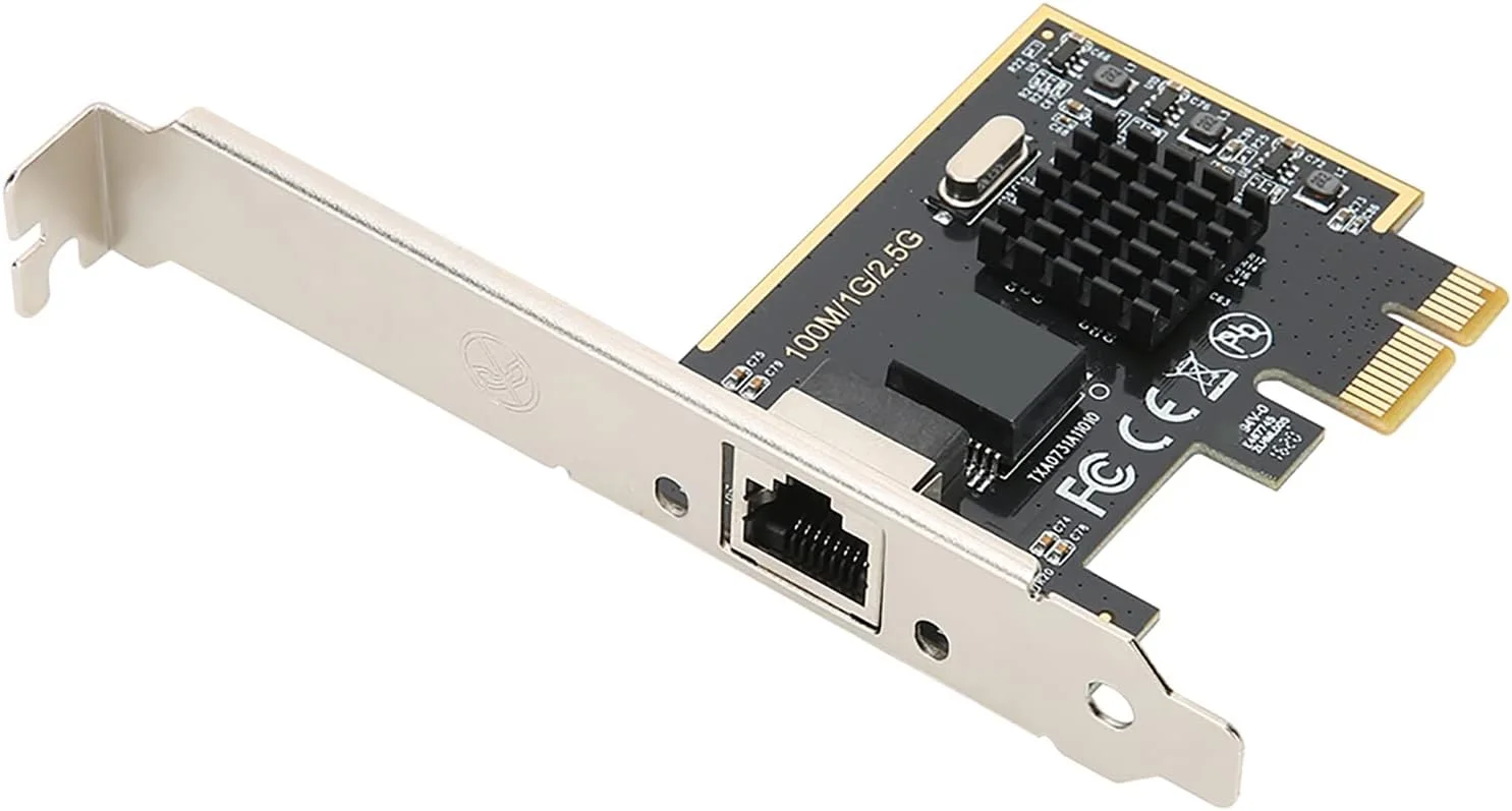 کارت شبکه اترنت PCI-E با ثبات بالا Fren مدل Realtek RTL 8125 مناسب برای منزل