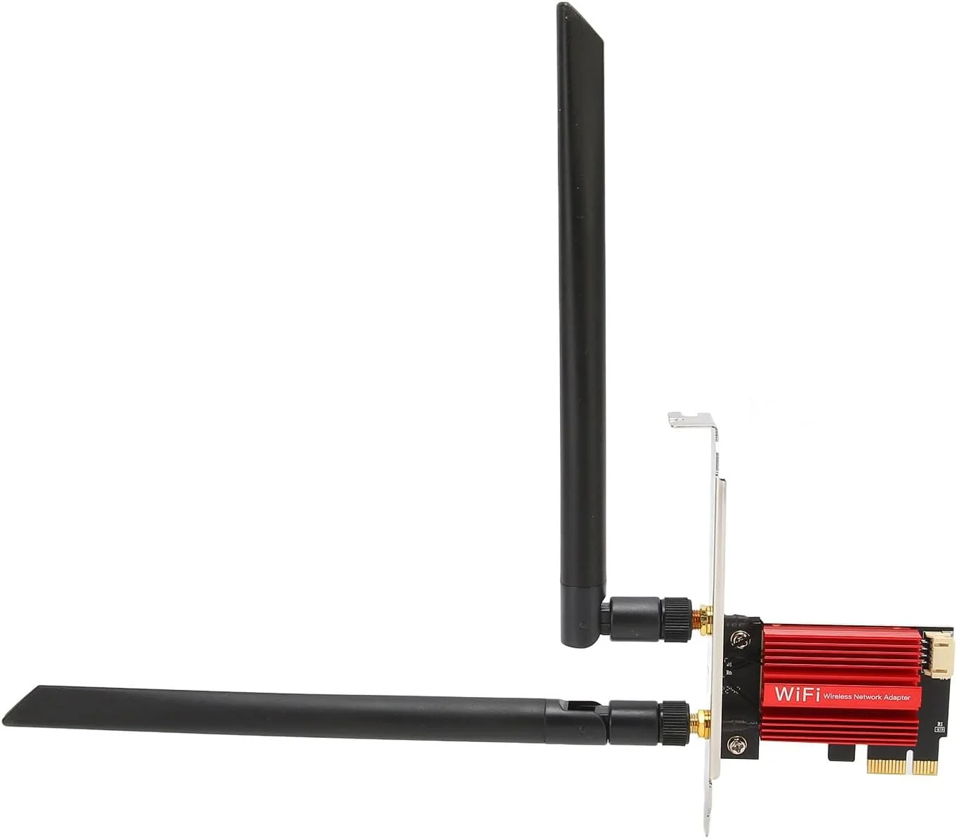 کارت شبکه وای فای 6E مدل AX210 Pro Chip PCIE با فرکانس‌های 2.4GHz، 5GHz و 6GHz، فناوری MU MIMO، نصب آسان، سرعت 5374Mbps، سازگار با Win10، Win11 و Linux