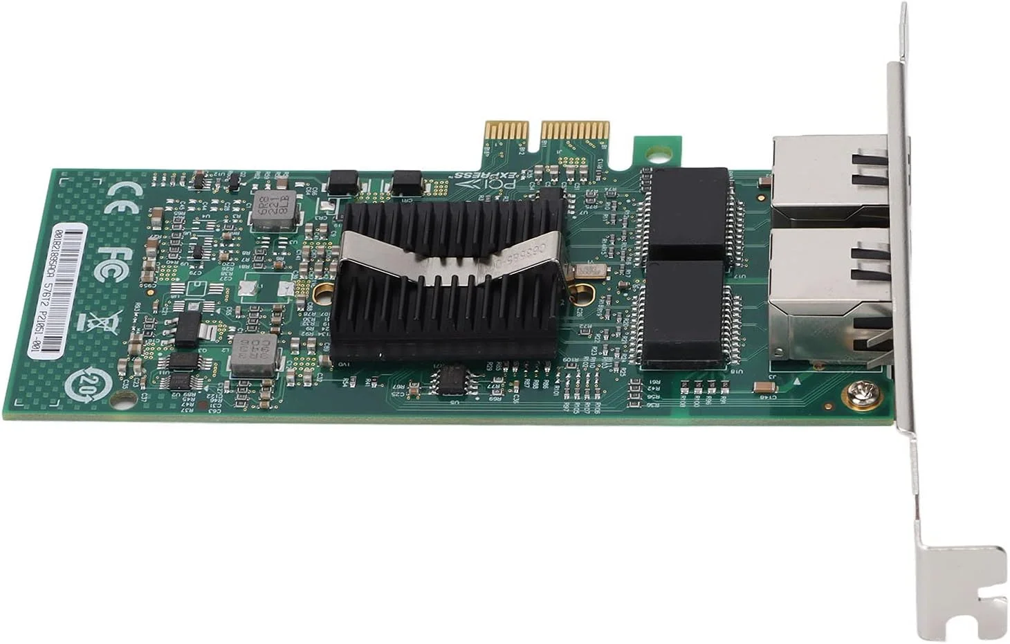 کارت شبکه اترنت گیگابیتی 1.25G، آداپتور شبکه دو پورت مسی RJ45 با تراشه 82576 پشتیبانی از انتقال UTP 3/4/5