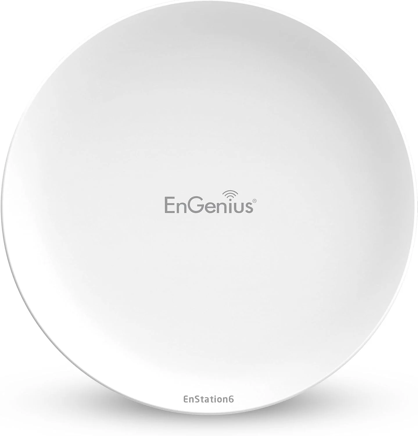 پل بی‌سیم بیرونی EnGenius Wi-Fi 6 (802.11ax) 5GHz 1,200 مگابیت بر ثانیه، 2x2، 26 dBm، آنتن جهت‌دار با بهره بالا 19 dBi، محفظه IP-55، تا 6 مایل نقطه به نقطه [EnStation6]