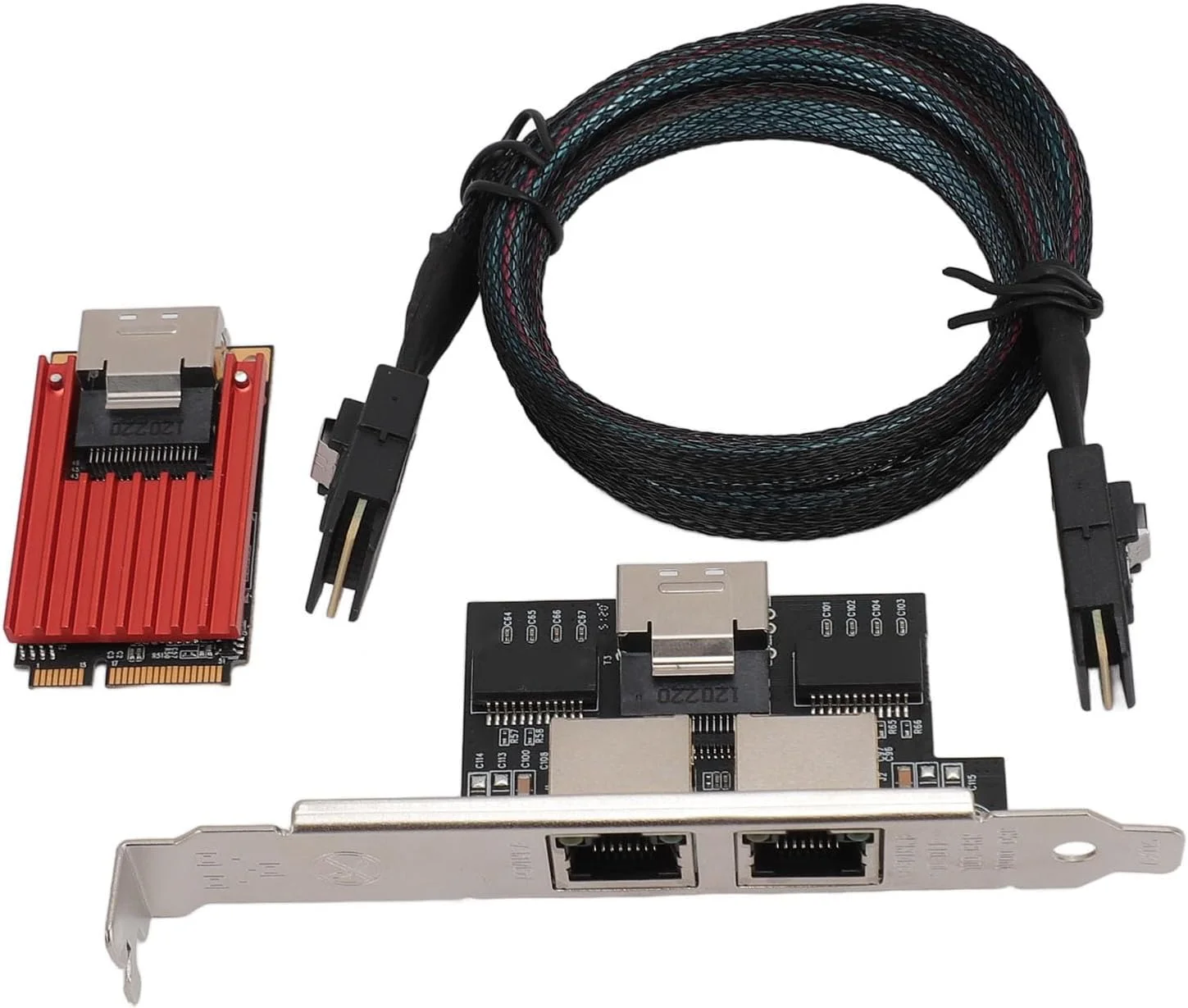 کارت شبکه گیگابیتی دو پورت PCIe، آداپتور اترنت PCI Express 1000M، پشتیبانی از IEEE 802.3 IEEE802.3AD، کارت NIC LAN 1G برای ویندوز، ویندوز سرور، لینوکس