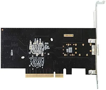 کارت شبکه 10 گیگابیتی با چیپ Intel82599، فیبر نوری سرور 10000M اترنت، دسکتاپ PCI-E X8 تک پورت SFP آداپتور شبکه 10G