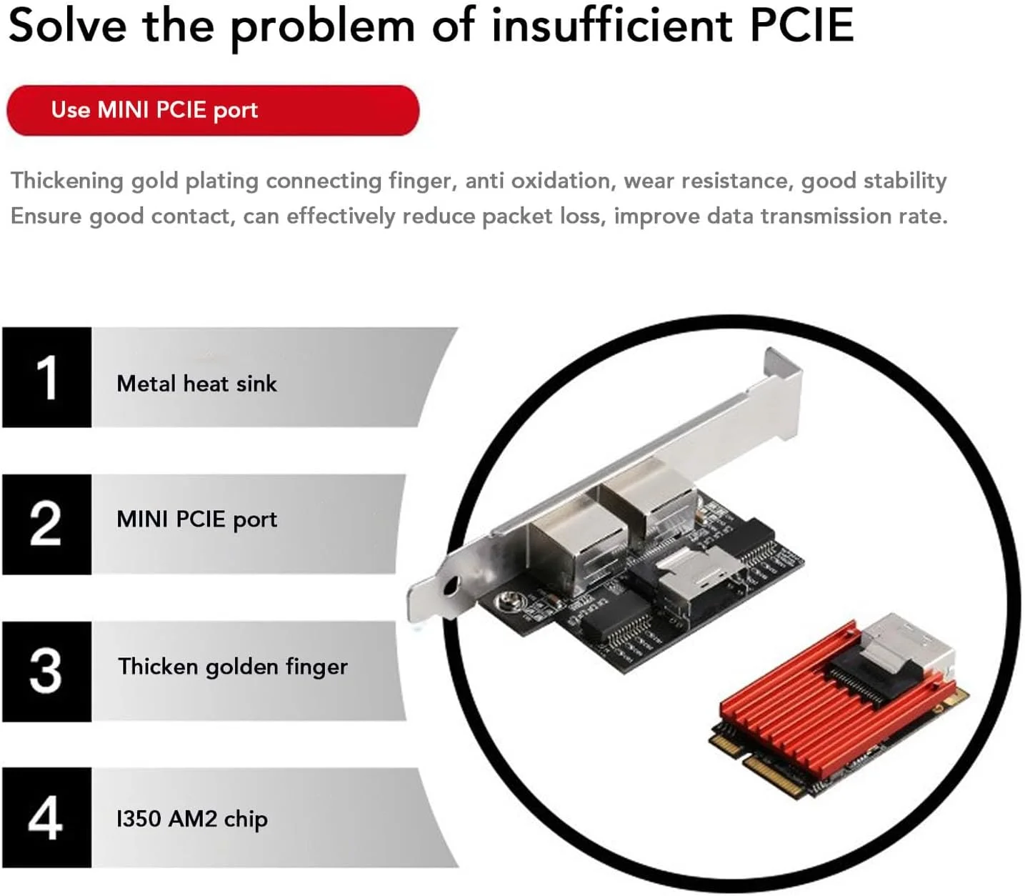 کارت شبکه گیگابیتی دو پورت PCIe، آداپتور اترنت PCI Express 1000M، پشتیبانی از IEEE 802.3 IEEE802.3AD، کارت NIC LAN 1G برای ویندوز، ویندوز سرور، لینوکس