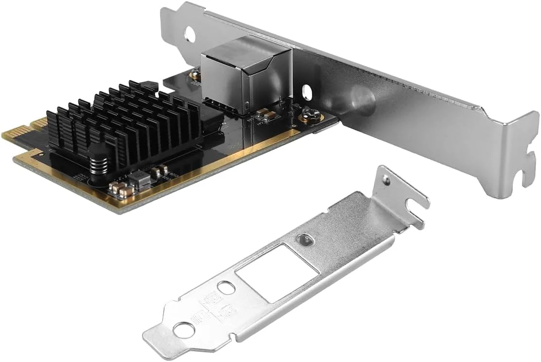 کارت شبکه 2.5G از نوع PCIE با قابلیت بوت PXE و چیپست گیمینگ سریع برای انتقال پرسرعت داده