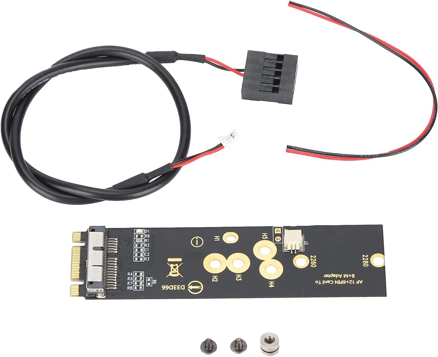 کارت شبکه وای فای آداپتور SSD NGFF Key B+M، سازگار با ویندوز 7/8/10/OS X و دستگاه های دارای پورت M.2 PCI-E KEY-M