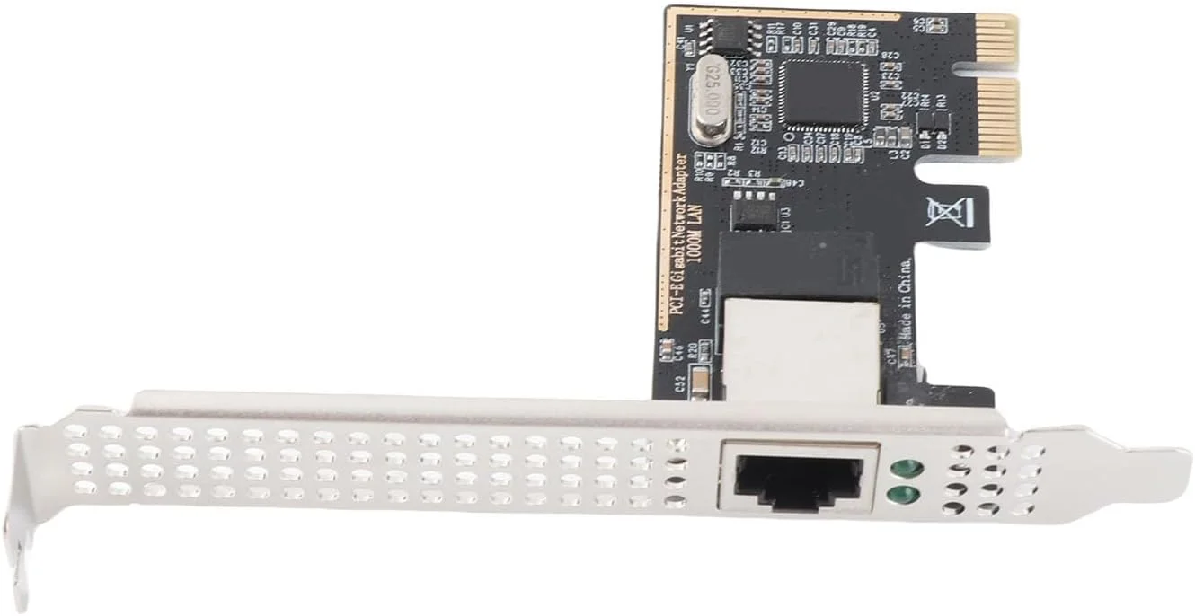کارت شبکه گیگابیتی PCIE مدل Jectse 10/100/1000 Mbps RJ45 LAN PCIE، ساخته شده از مواد اولیه مرغوب، 64 بیتی، مناسب برای سرورها
