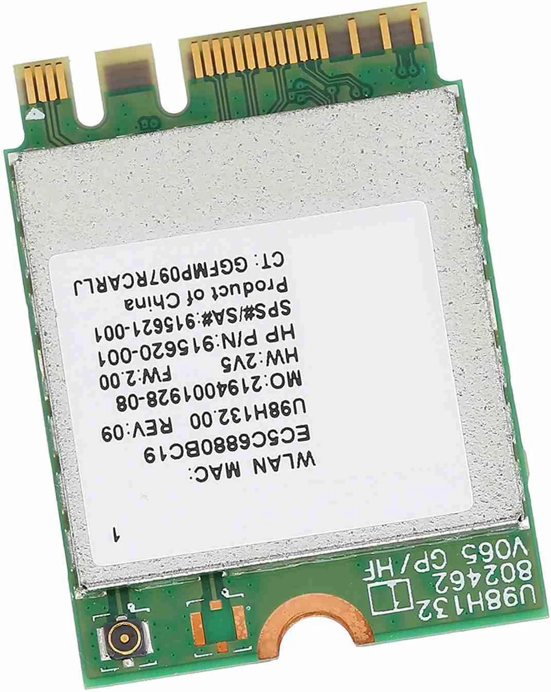 کارت PCIe، کارت لپ تاپ با کارت AC پرسرعت برای لپ تاپ ها و کامپیوترهای رومیزی RTL8821CE