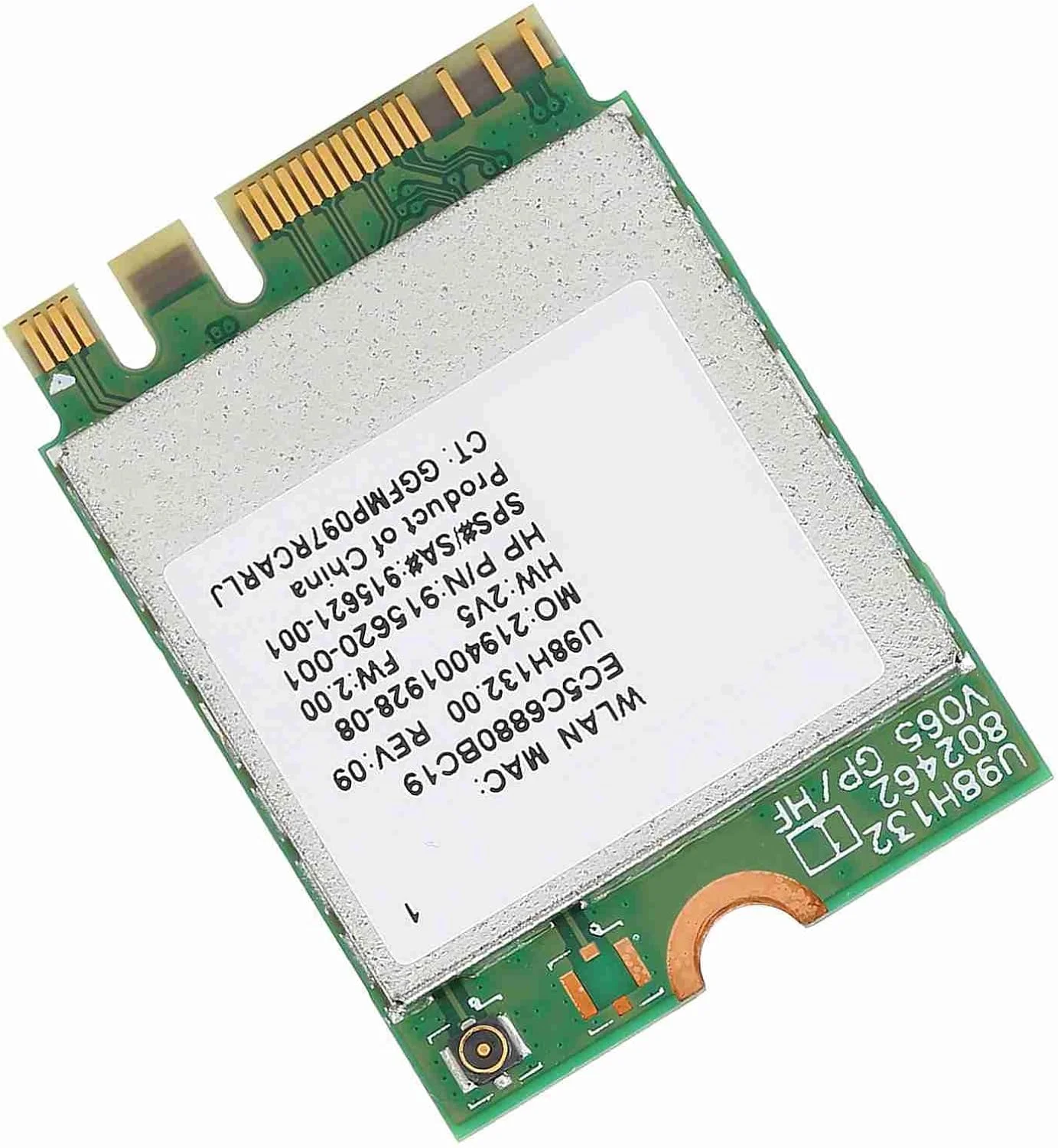 کارت PCIe، کارت لپ تاپ با کارت AC پرسرعت برای لپ تاپ ها و کامپیوترهای رومیزی RTL8821CE