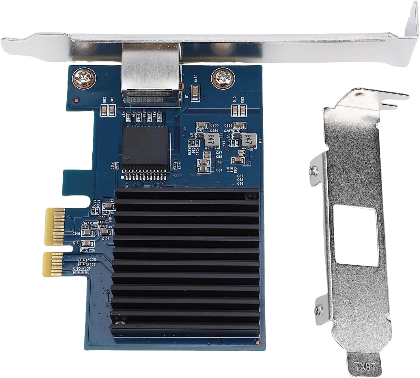 کارت شبکه PCIe 10G با چیپست RTL8127 و سرعت‌های انتخابی 10G 5G 2.5G 1G 100Mbps 10Mbps برای کامپیوتر و سرور