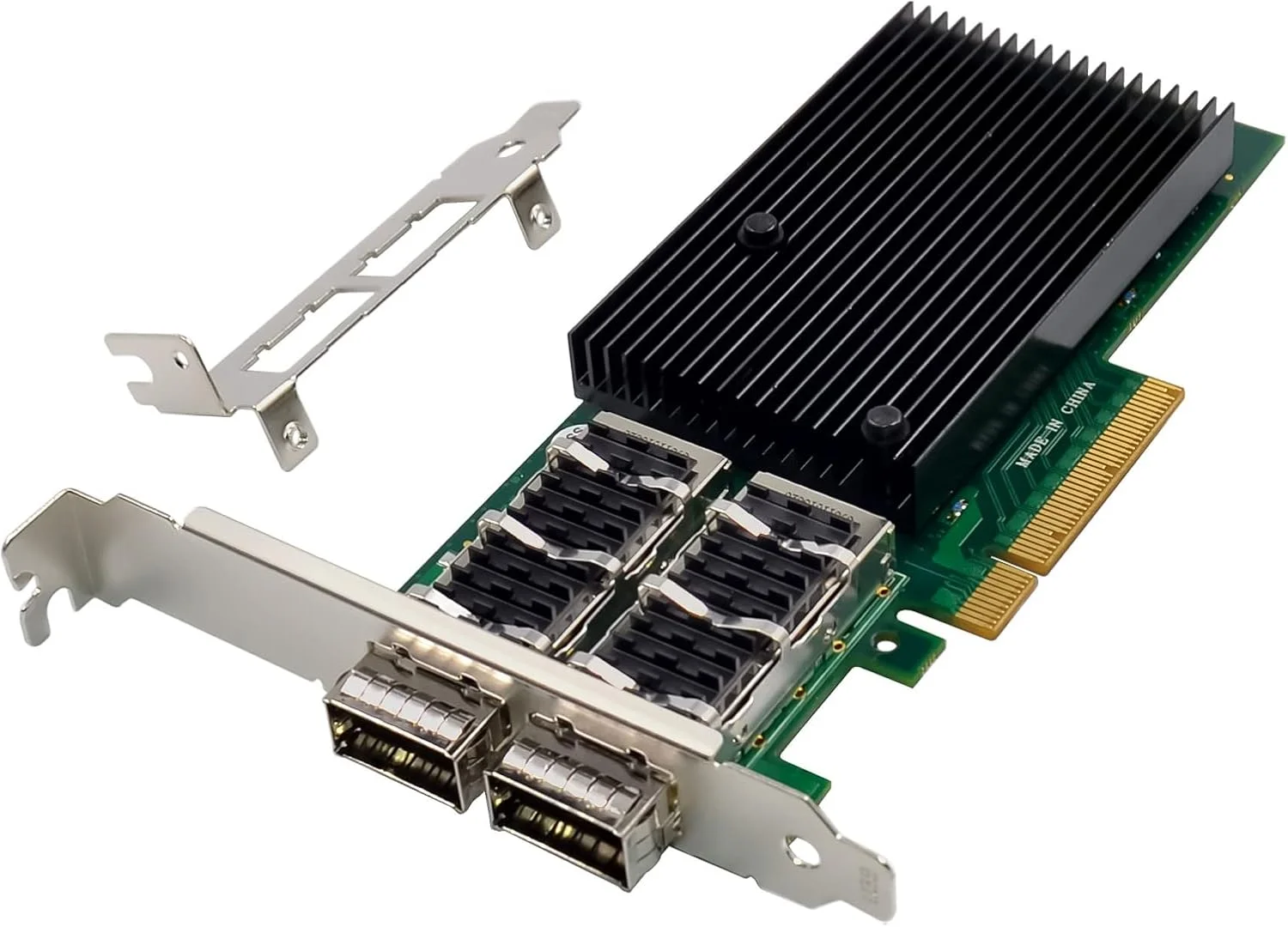 کارت شبکه دو پورت Mellanox ConnectX-3 QSFP+ 40GbE - کارت شبکه PCIe 3.0 x8 مناسب مراکز داده و سازمانی با قابلیت تخلیه بار سخت افزاری و پشتیبانی از RoCE