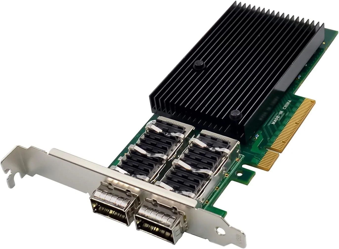 کارت شبکه دو پورت Mellanox ConnectX-3 QSFP+ 40GbE - کارت شبکه PCIe 3.0 x8 مناسب مراکز داده و سازمانی با قابلیت تخلیه بار سخت افزاری و پشتیبانی از RoCE