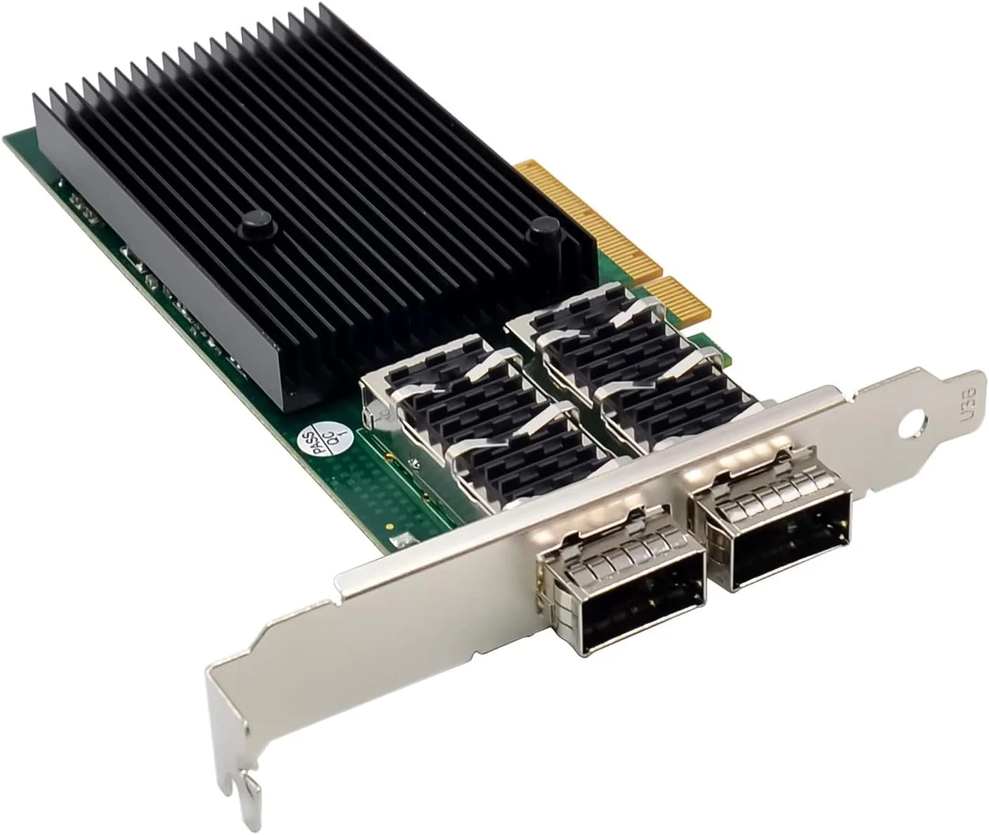 کارت شبکه دو پورت Mellanox ConnectX-3 QSFP+ 40GbE - کارت شبکه PCIe 3.0 x8 مناسب مراکز داده و سازمانی با قابلیت تخلیه بار سخت افزاری و پشتیبانی از RoCE