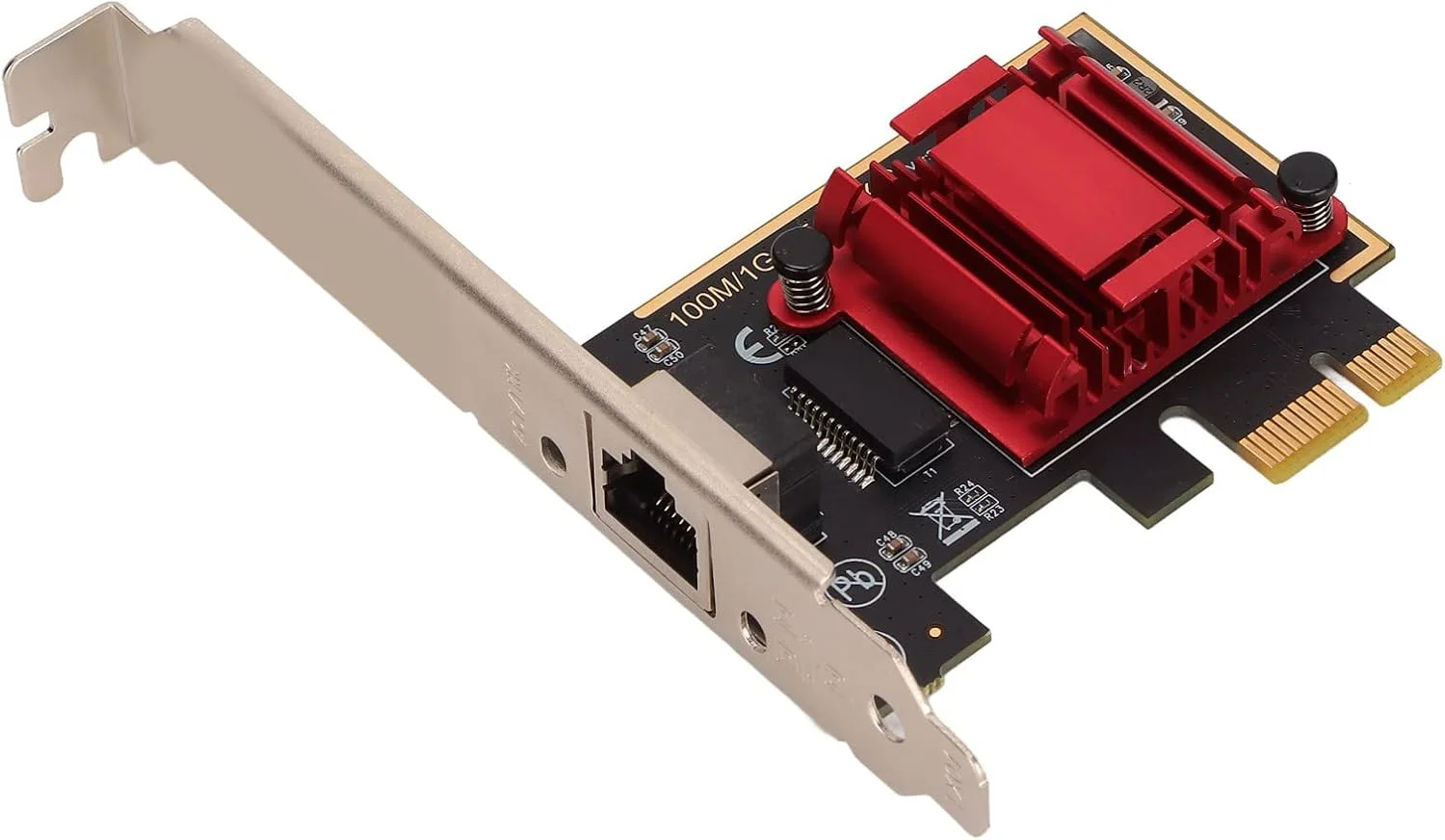 کارت شبکه 2.5G PCIe مدل RTL8125b با سرعت 2500/1000/100Mbps PCI Express Gigabit Ethernet RJ45 LAN Controller برای Win/Linux/OS X/Server