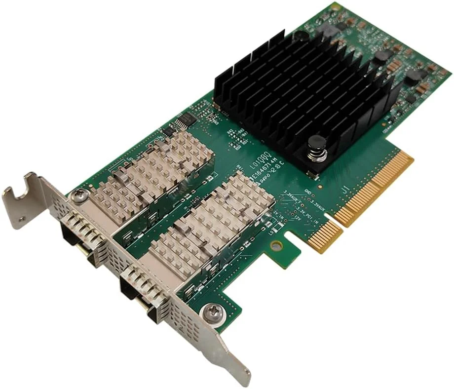 کارت شبکه اترنت 10 گیگابیتی اصلی CX4121A MCX4121A-ACAT ConnectX-4، کارت آداپتور PCIE CX-4 25G دو پورت فیبر نوری (بافل بلند) کارت شبکه اترنت 10 گیگابیتی اصلی CX4121A MCX4121A-ACAT ConnectX-4، کارت آداپتور PCIE CX-4 25G دو پورت فیبر نوری (بافل بلند)