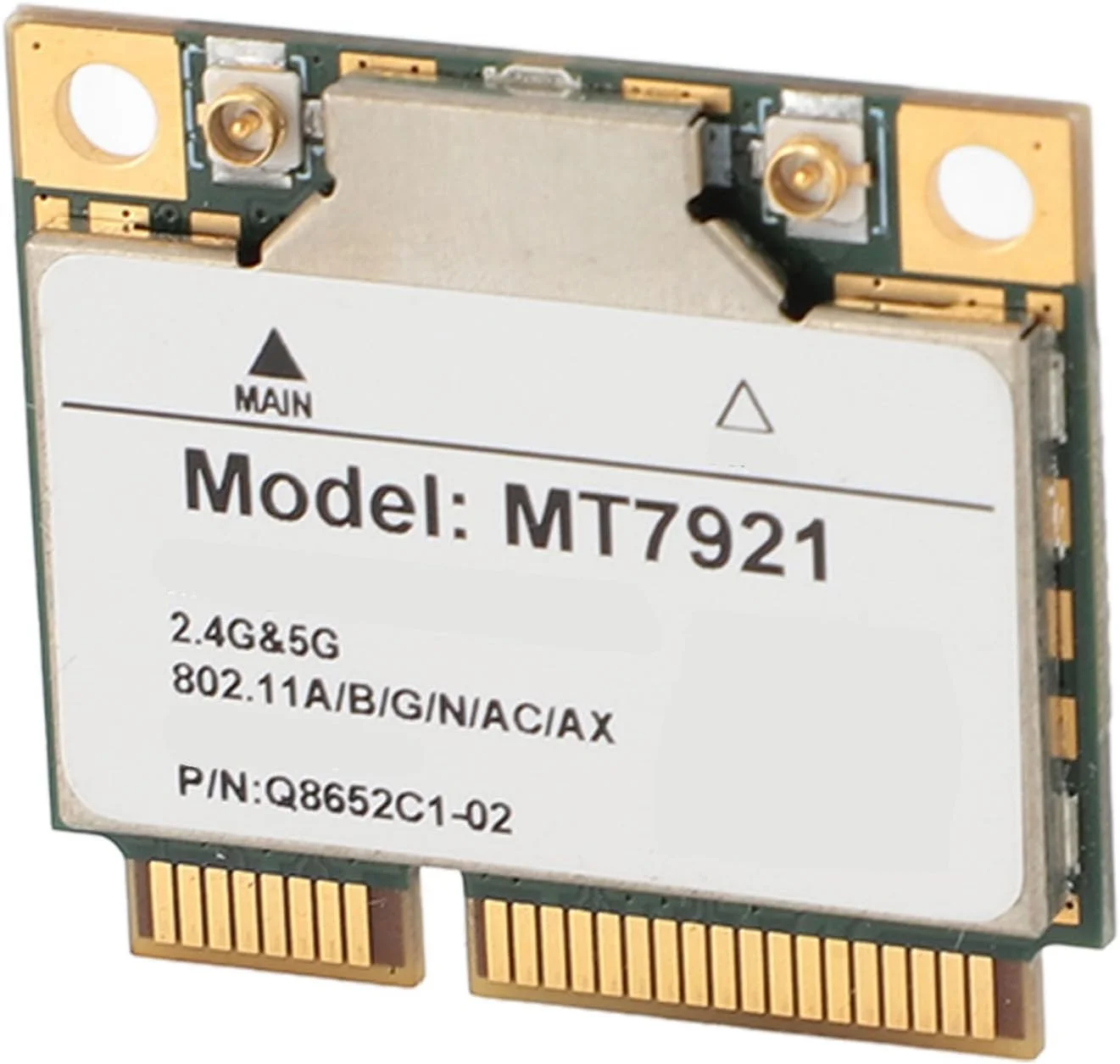 کارت شبکه وایرلس 6 با سرعت 574 مگابیت بر ثانیه، فرکانس 2.4 گیگاهرتز، رابط Mini PCIE سازگار با ویندوز 10 و 11