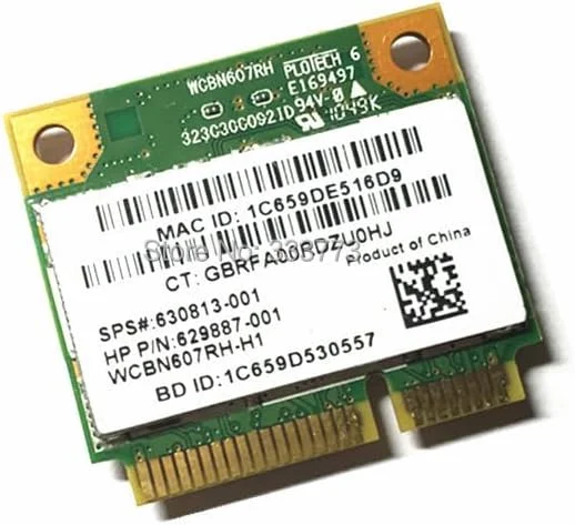 کارت شبکه مینی PCI-E رالینک Rt3592 RT3592BC8 630813-001 300M سازگار با بلوتوث 3.0 برای 4530s 4230s