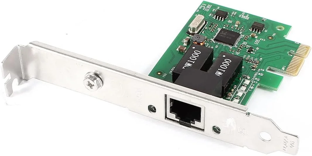 کارت شبکه گیگابیتی اترنت RTL8168B RJ45 PCI-E با سرعت 10/100/1000 مگابیت بر ثانیه