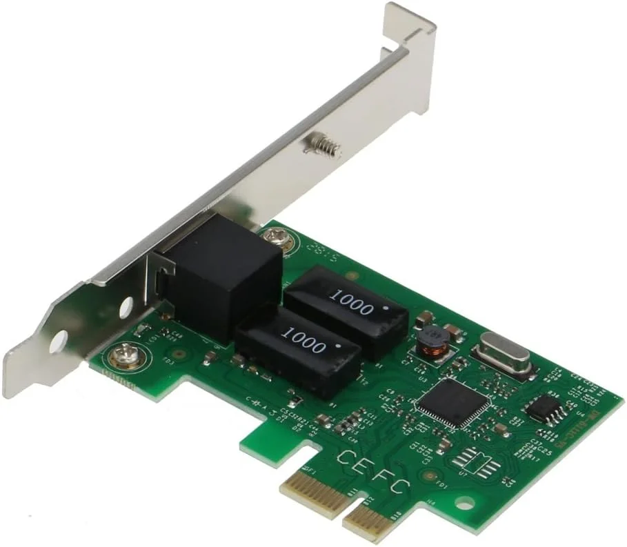 SEDNA - آداپتور اترنت گیگابیتی PCIE 10/100/1000Mbps (کارت شبکه) با براکت Low Profile (چیپست Realtek 8111)