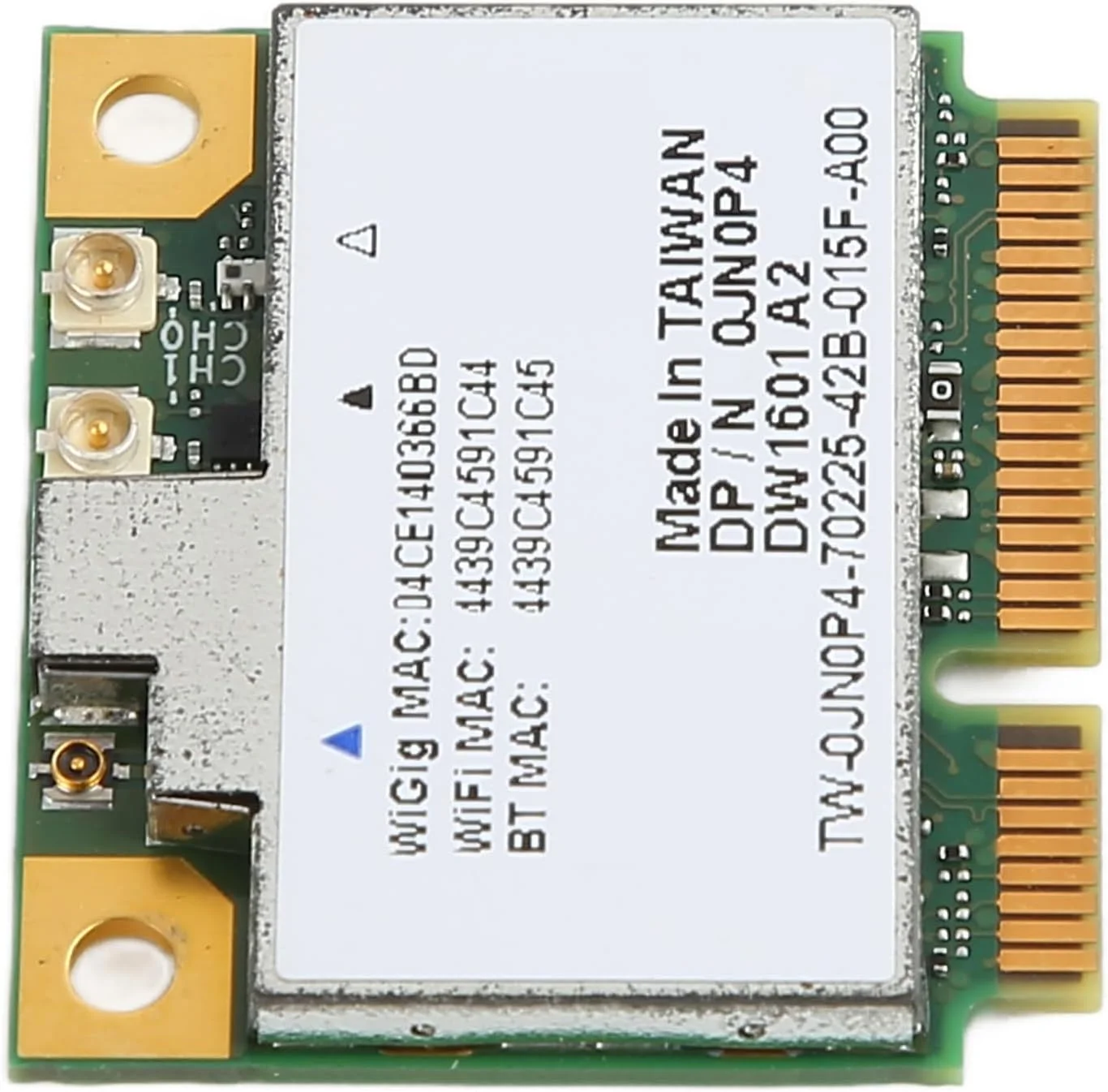 کارت وایرلس SIXRUN DW1601 QCA9005، کارت وای فای دو بانده Mini PCIE 2.4 گیگاهرتز 5 گیگاهرتز 300 مگابیت بر ثانیه برای Latitude E6430 E7440 XPS 18