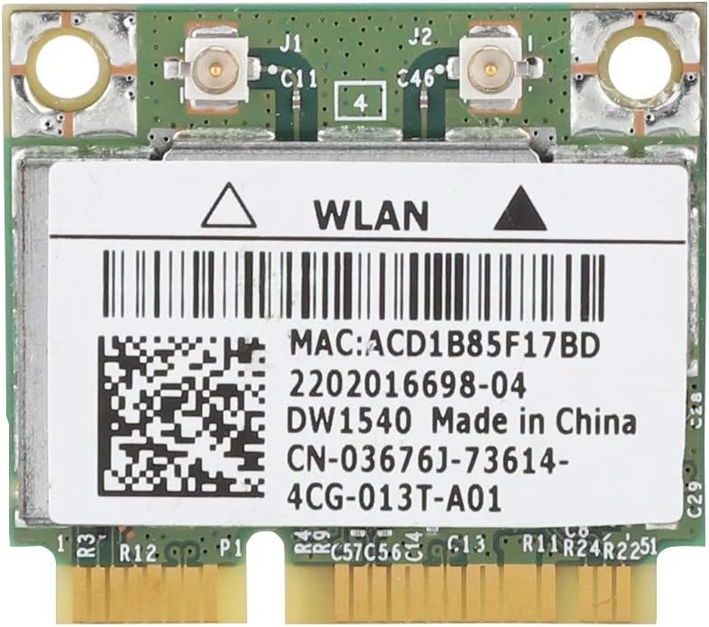 کارت شبکه وایرلس کوچک با عملکرد پایدار، کارت کامپیوتر وایرلس دو بانده، کارت وای فای PCIe برای کامپیوترهای شخصی