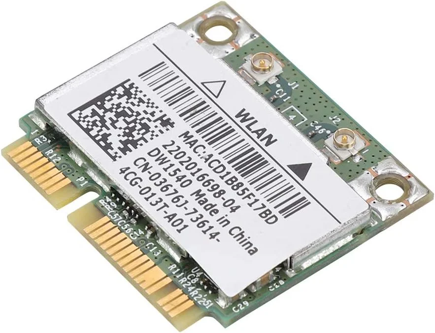 کارت شبکه وایرلس کوچک با عملکرد پایدار، کارت کامپیوتر وایرلس دو بانده، کارت وای فای PCIe برای کامپیوترهای شخصی