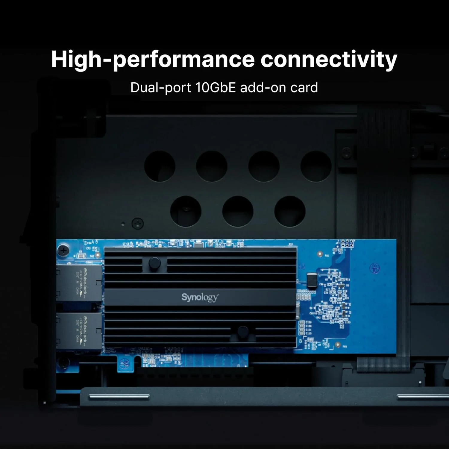 آداپتور شبکه دو پورت 10GbE RJ-45 PCIe سینولوژی مدل E10G30-T2