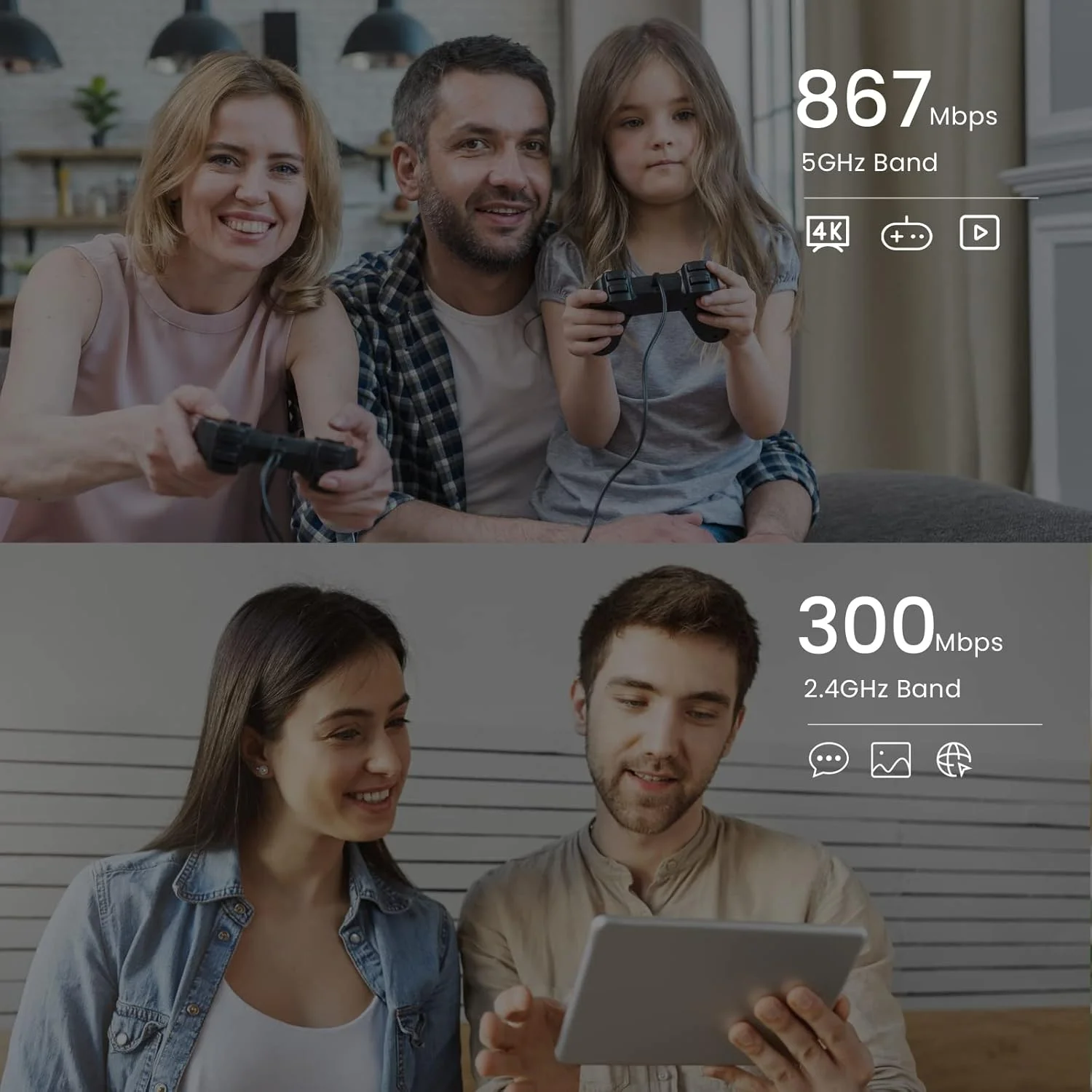 کارت شبکه وایرلس دو بانده Tenda AC1200 PCIe - کارت شبکه گیگابیتی - کارت وای فای PCI Express برای کامپیوتر رومیزی/گیمینگ - پشتیبانی از ویندوز 10 (E12)
