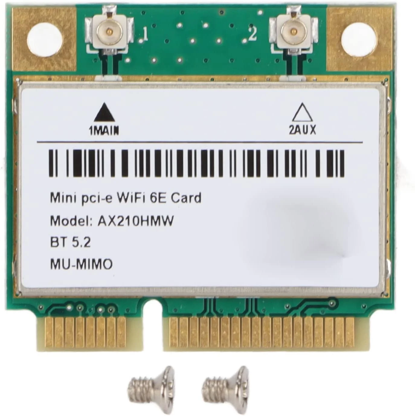 کارت شبکه بی سیم 2.4GHz 5GHz 6GHz با رابط Mini PCIE، ماژول بی سیم، آداپتور شبکه انتقال با راندمان بالا، آداپتور PCI Express Wi-Fi