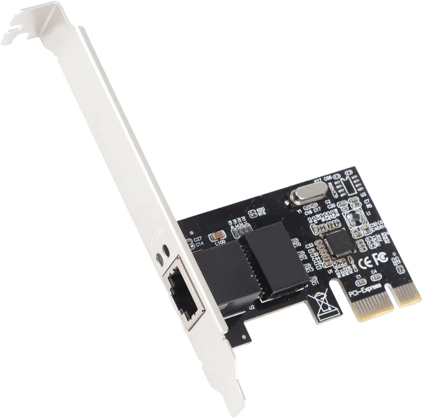 کارت PCI-E مدل XUMIUZIY، آداپتور گیگابیتی اترنت، کارت گیگابیتی اترنت PCI-E لوازم جانبی کنترلر درایو کاملاً سازگار