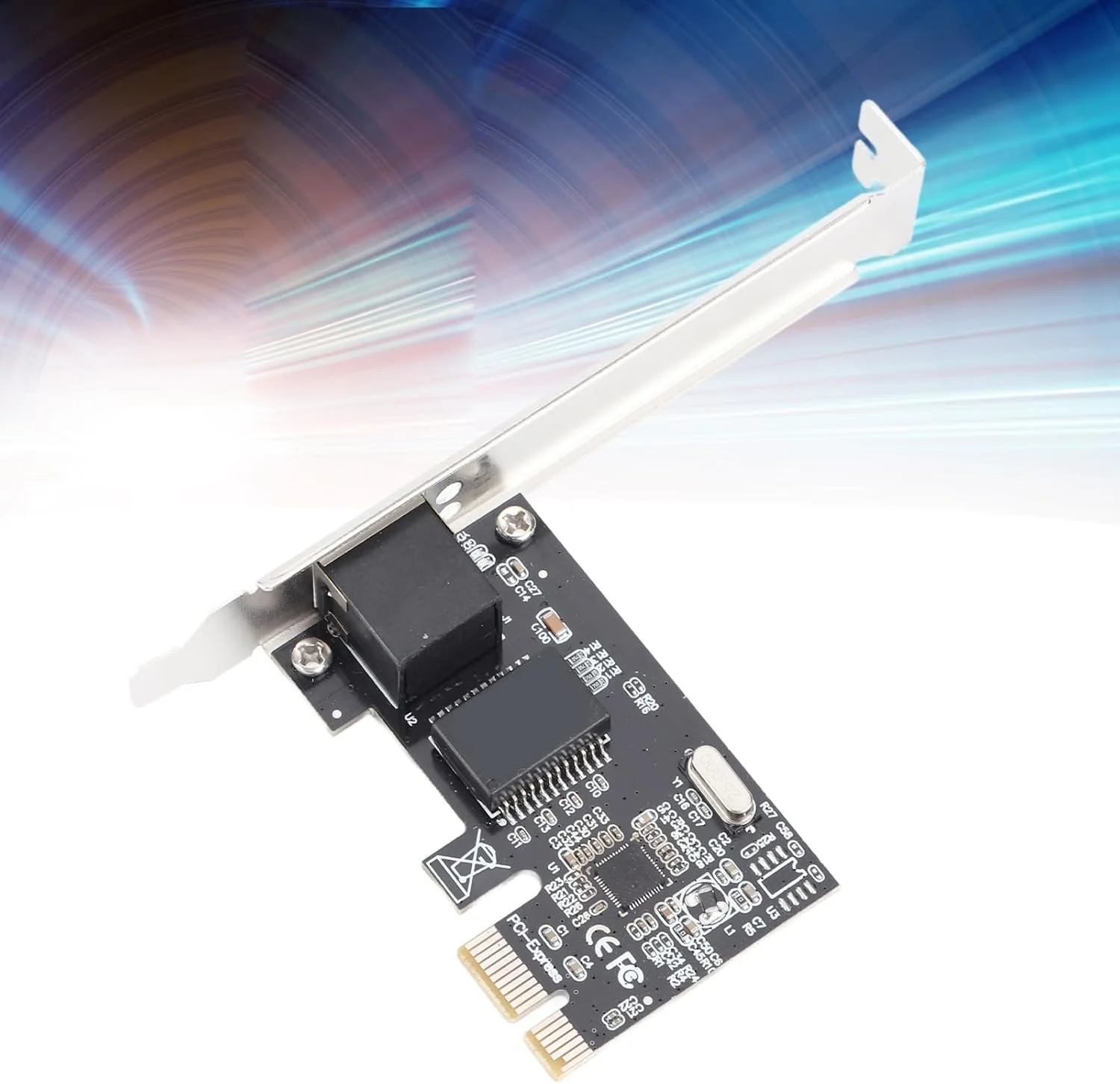 کارت PCI-E مدل XUMIUZIY، آداپتور گیگابیتی اترنت، کارت گیگابیتی اترنت PCI-E لوازم جانبی کنترلر درایو کاملاً سازگار